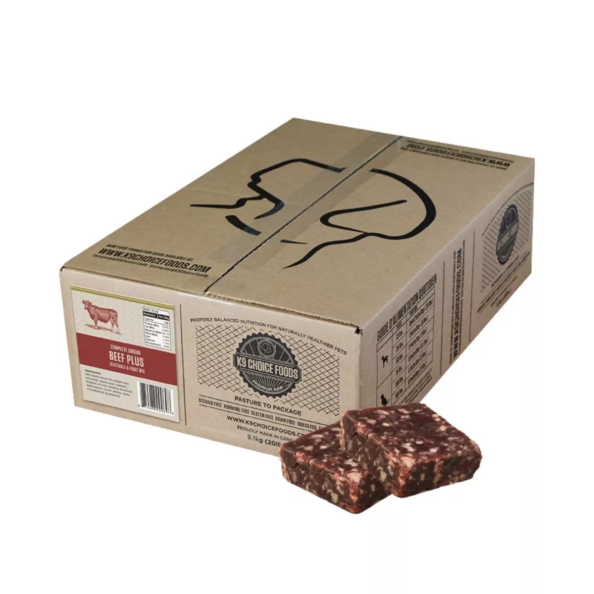 K9 Choice Foods Complete Cuisine for Dogs - Beef Plus