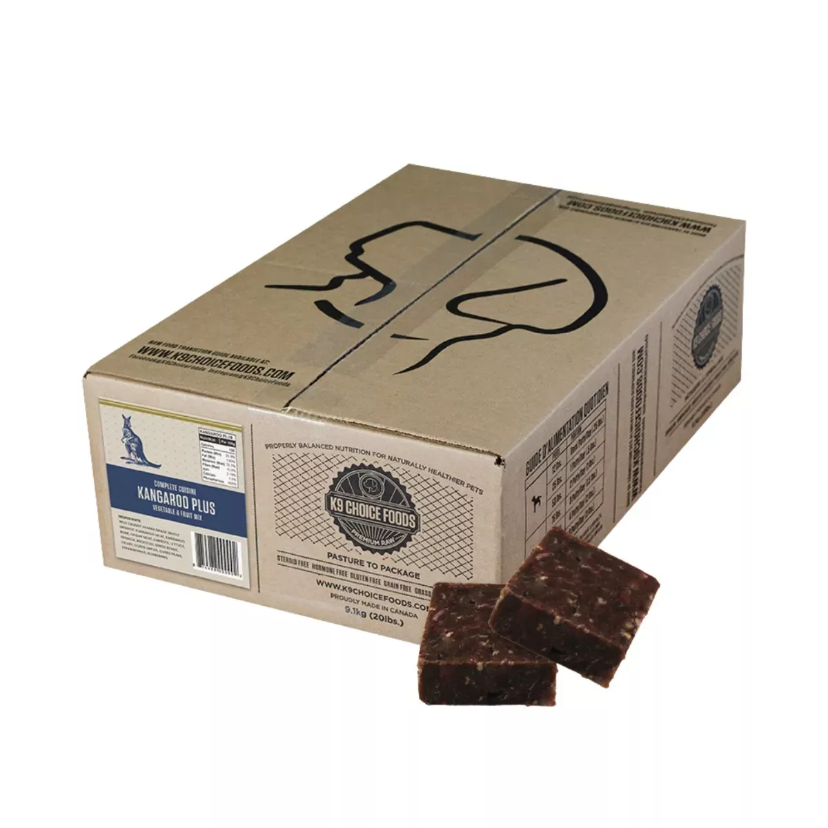 K9 Choice Foods Complete Cuisine for Dogs - Kangaroo Plus
