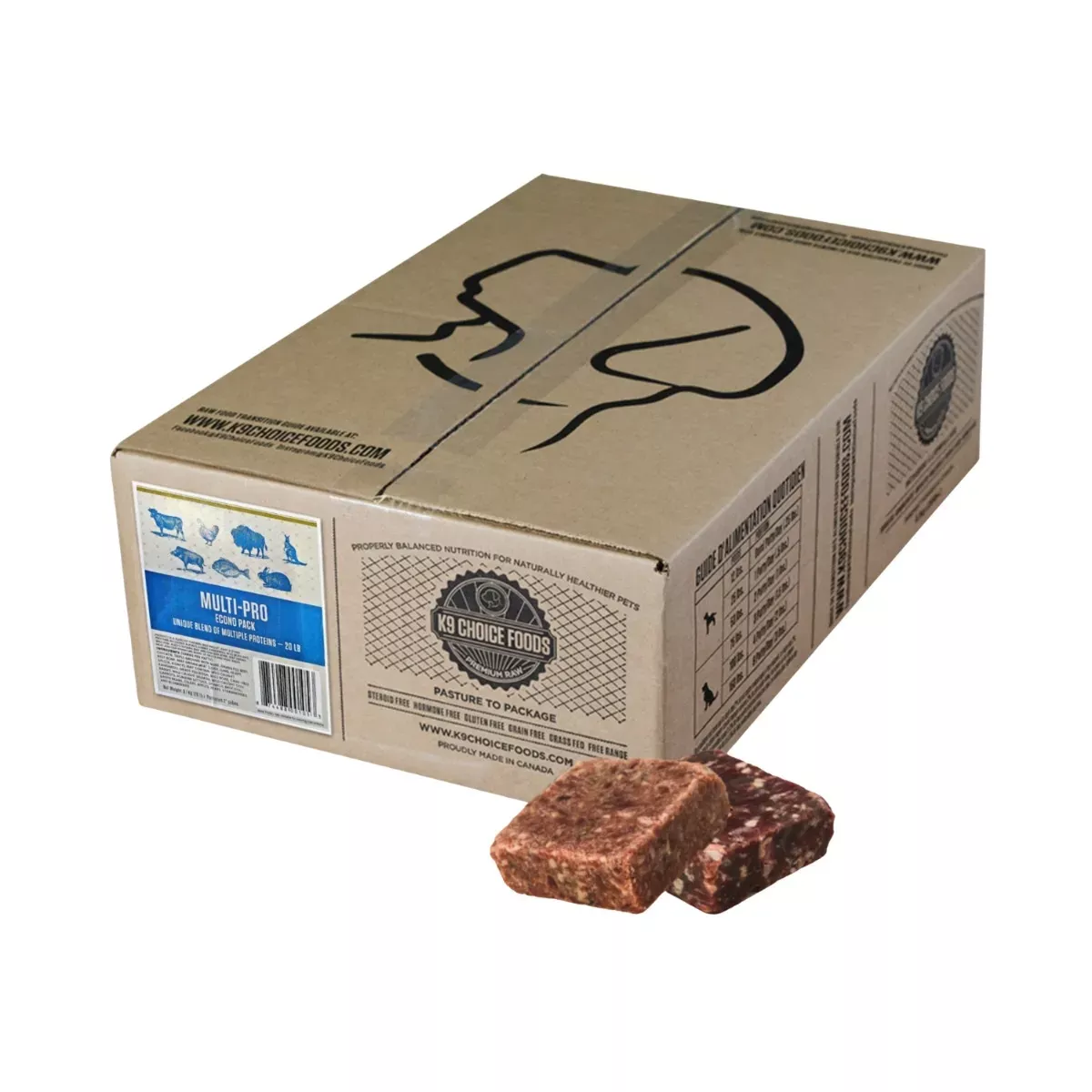 K9 Choice Foods Complete Cuisine for Dogs - Multi-Pro Econo Pack