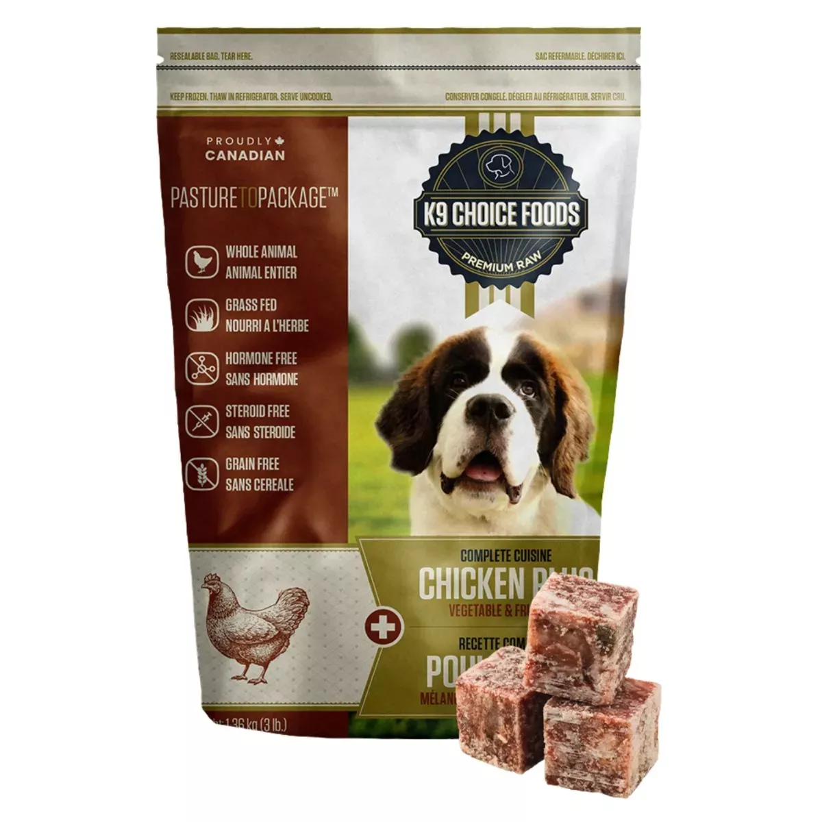 K9 Choice Foods Lil Guys Complete Cuisine for Dogs - Chicken Plus