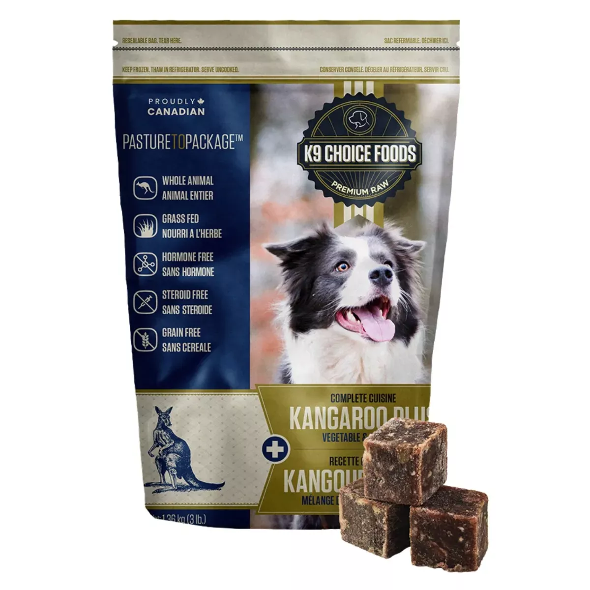 K9 Choice Foods Lil Guys Complete Cuisine for Dogs - Kangaroo Plus