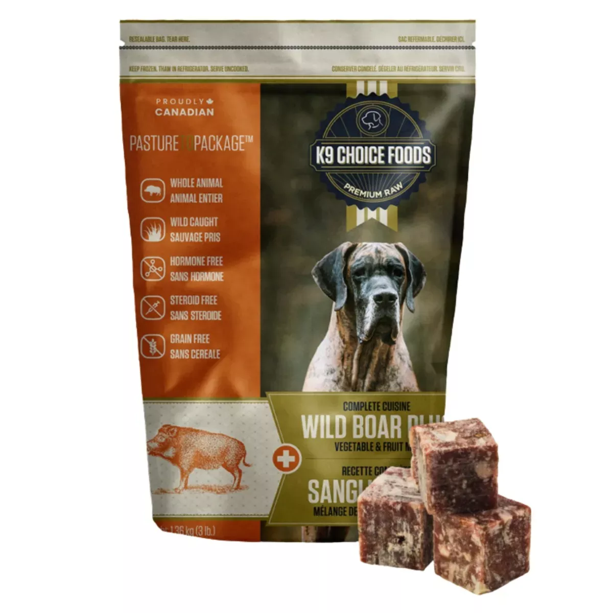 K9 Choice Foods Lil Guys Complete Cuisine for Dogs - Wild Boar Plus