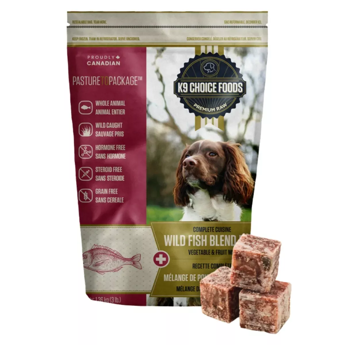 K9 Choice Foods Lil Guys Complete Cuisine for Dogs - Wild Fish Blend Plus