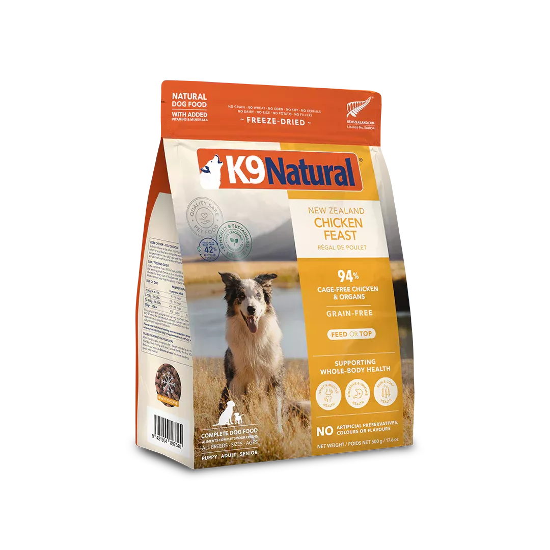 K9 Natural Chicken Feast Dog food