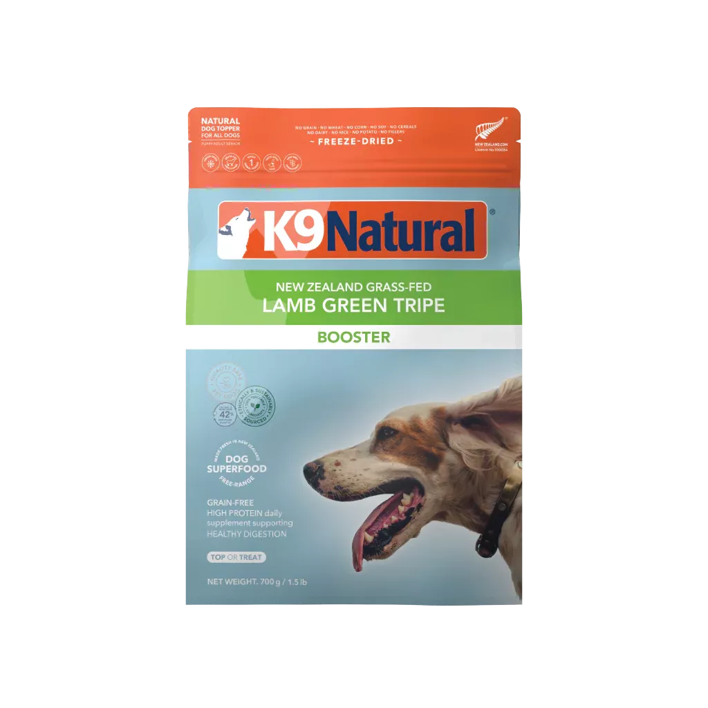 K9 Natural Lamb Green Tripe Booster 7oz