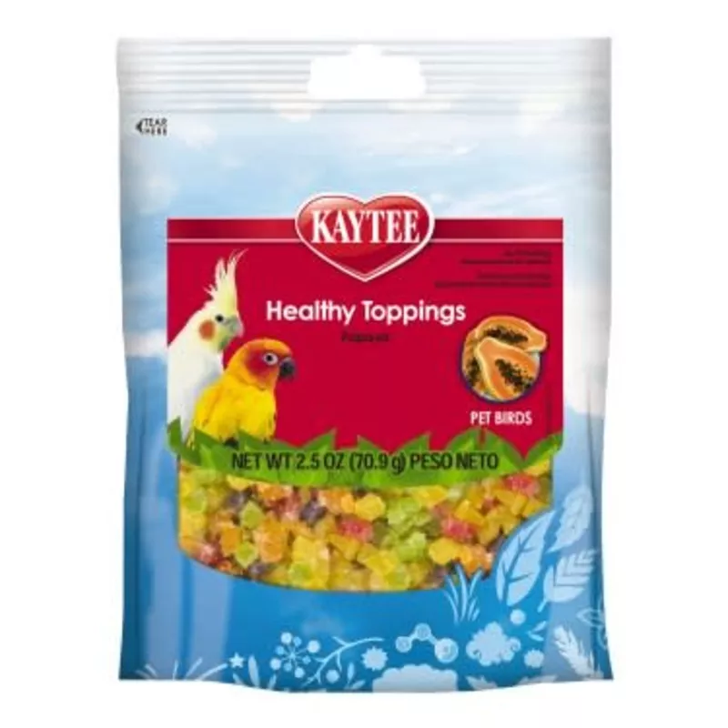 Kaytee Fiesta Healthy Toppings Papaya Bird Treats2.5 Oz