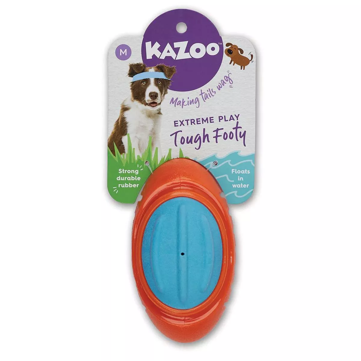 KAZOO EXTREME PLAY TOUGH FOOTY MEDIUM