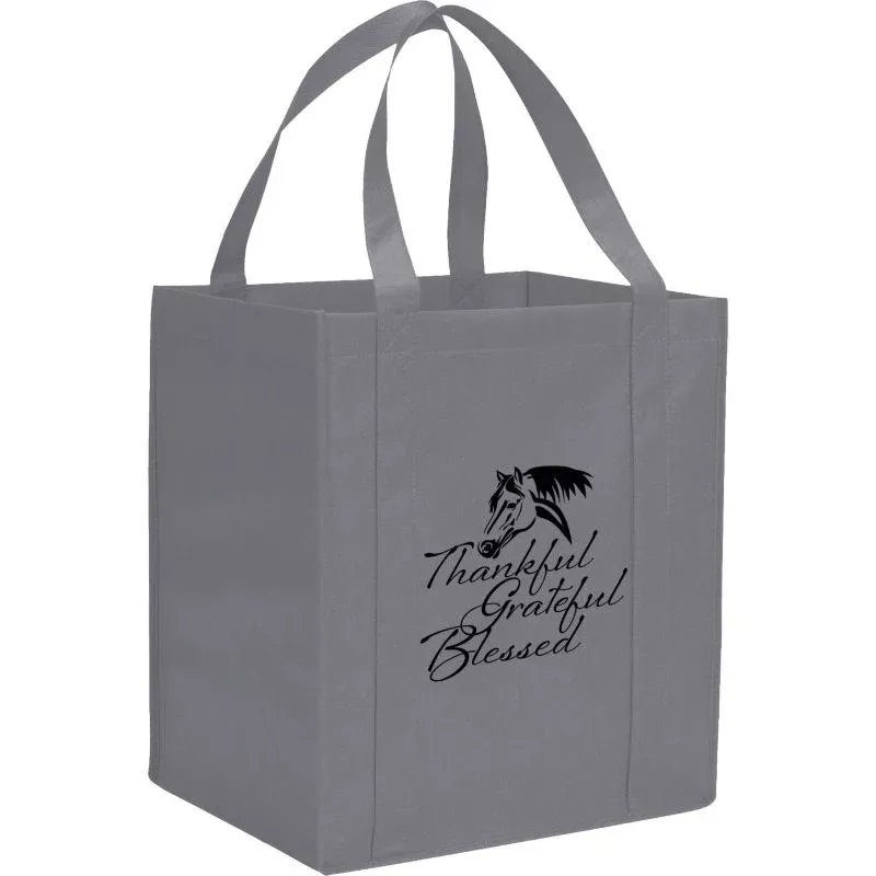 Kelley Reusable Grocery Tote - Thankful Grateful B