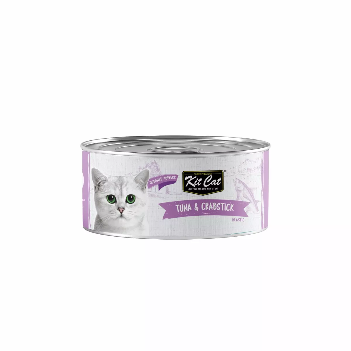 Kit Cat Cat Wet Food Topper Deboned Tuna & Crab
