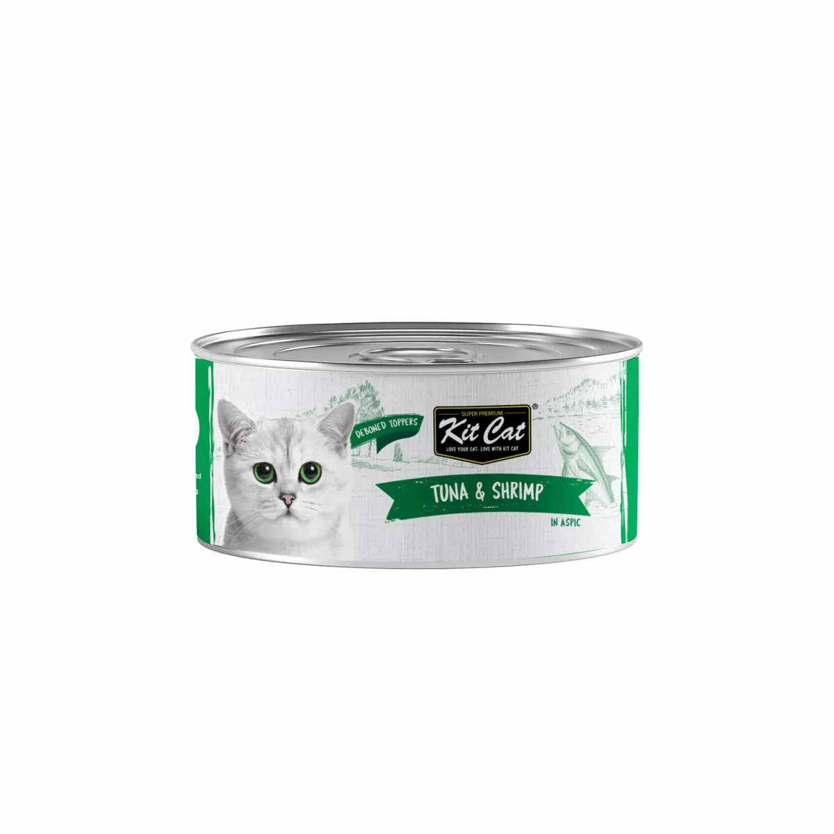 Kit Cat Cat Wet Food Topper Deboned Tuna & Shrimp