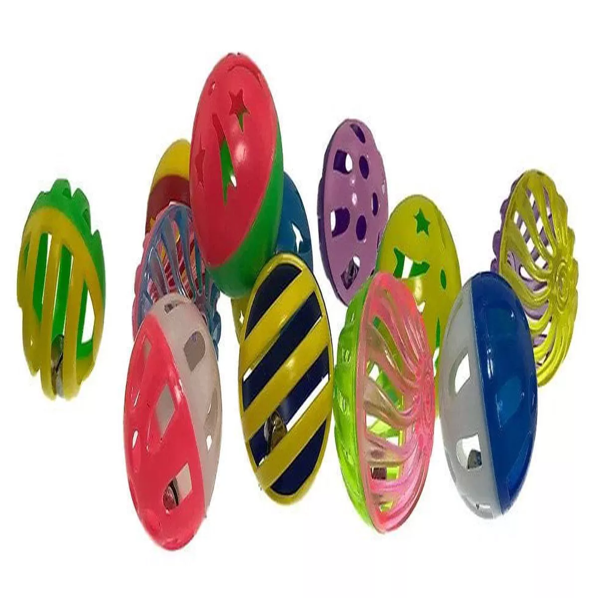 Kitty Jingle Balls, 4-Pack, Assorted