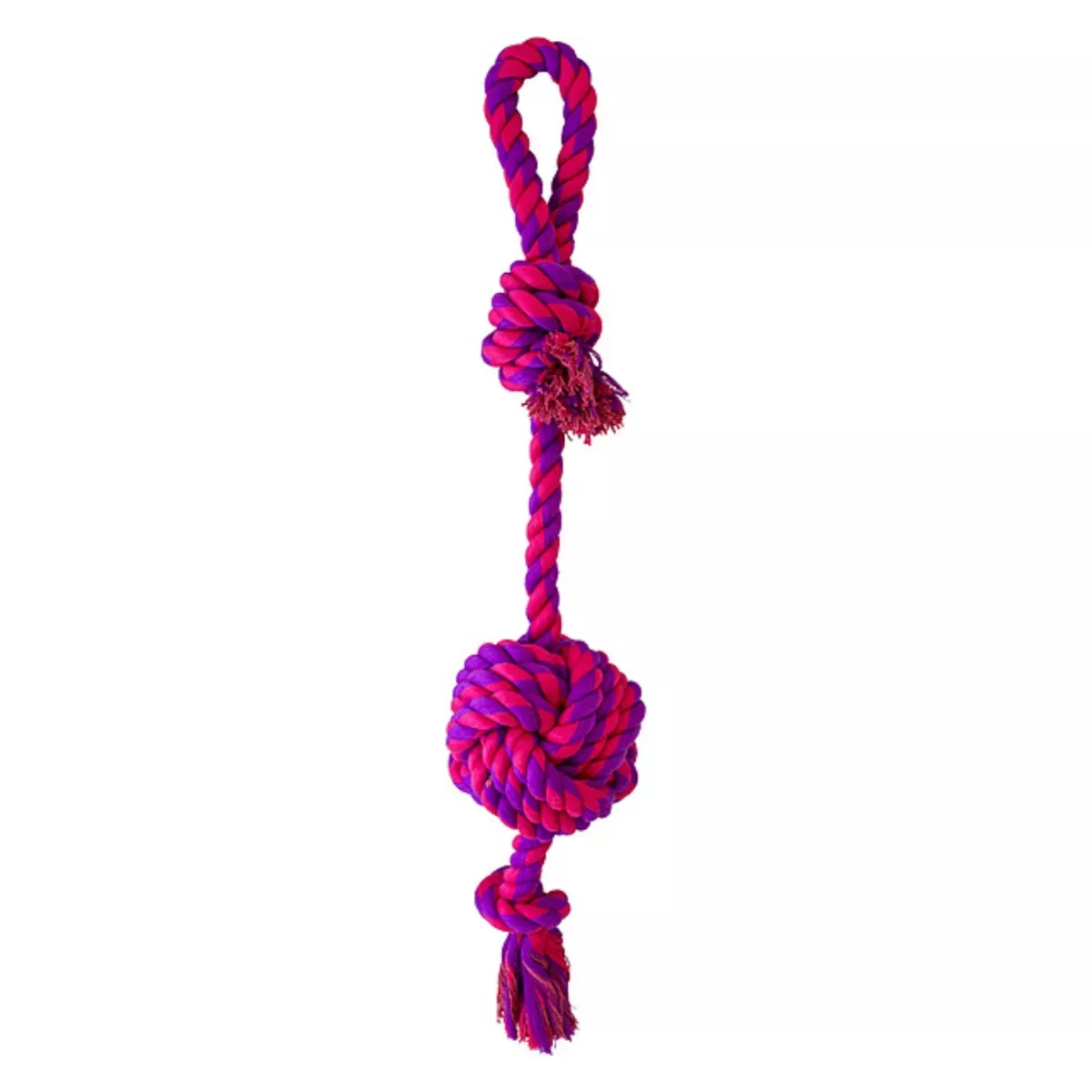 Knotty & Nice Knotty Loop and Knotted Tail Rope Dog Toy