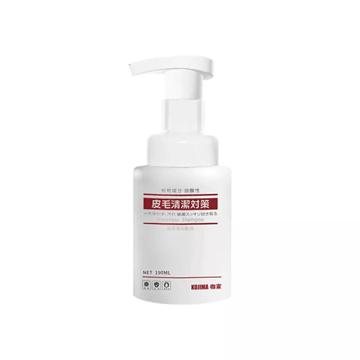 Kojima Pet Waterless Foaming Shampoo 190ml