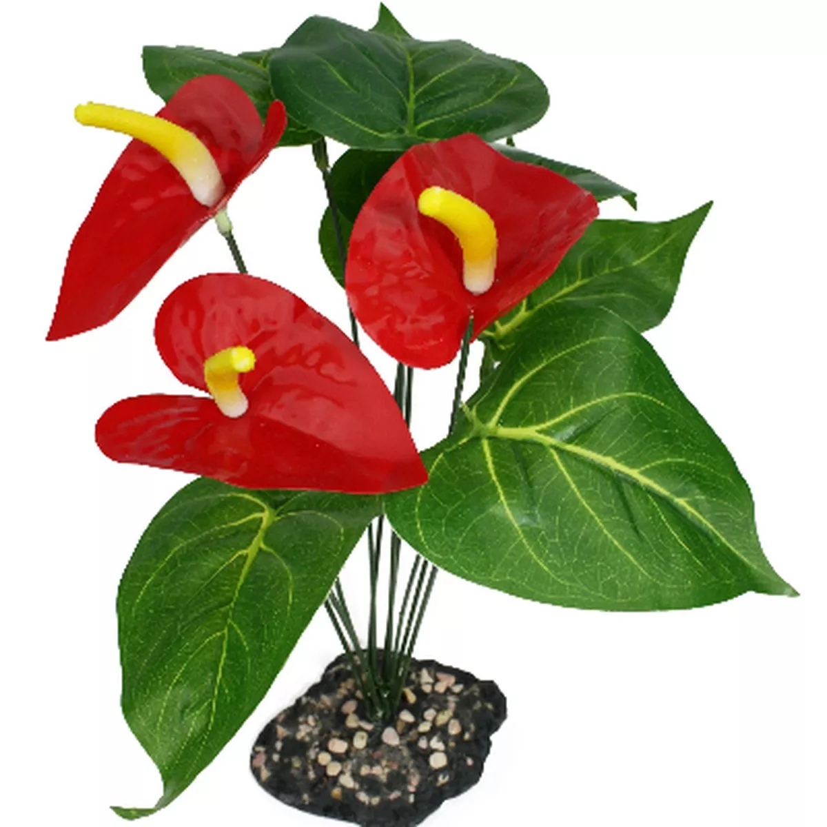 Komodo Anthurium Bush Reptile Habitat Decoration