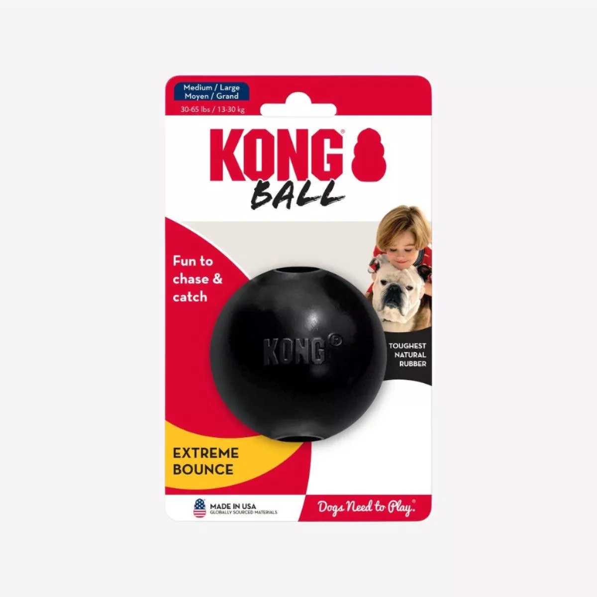 Kong Ball Extreme Dog Toy – M/L