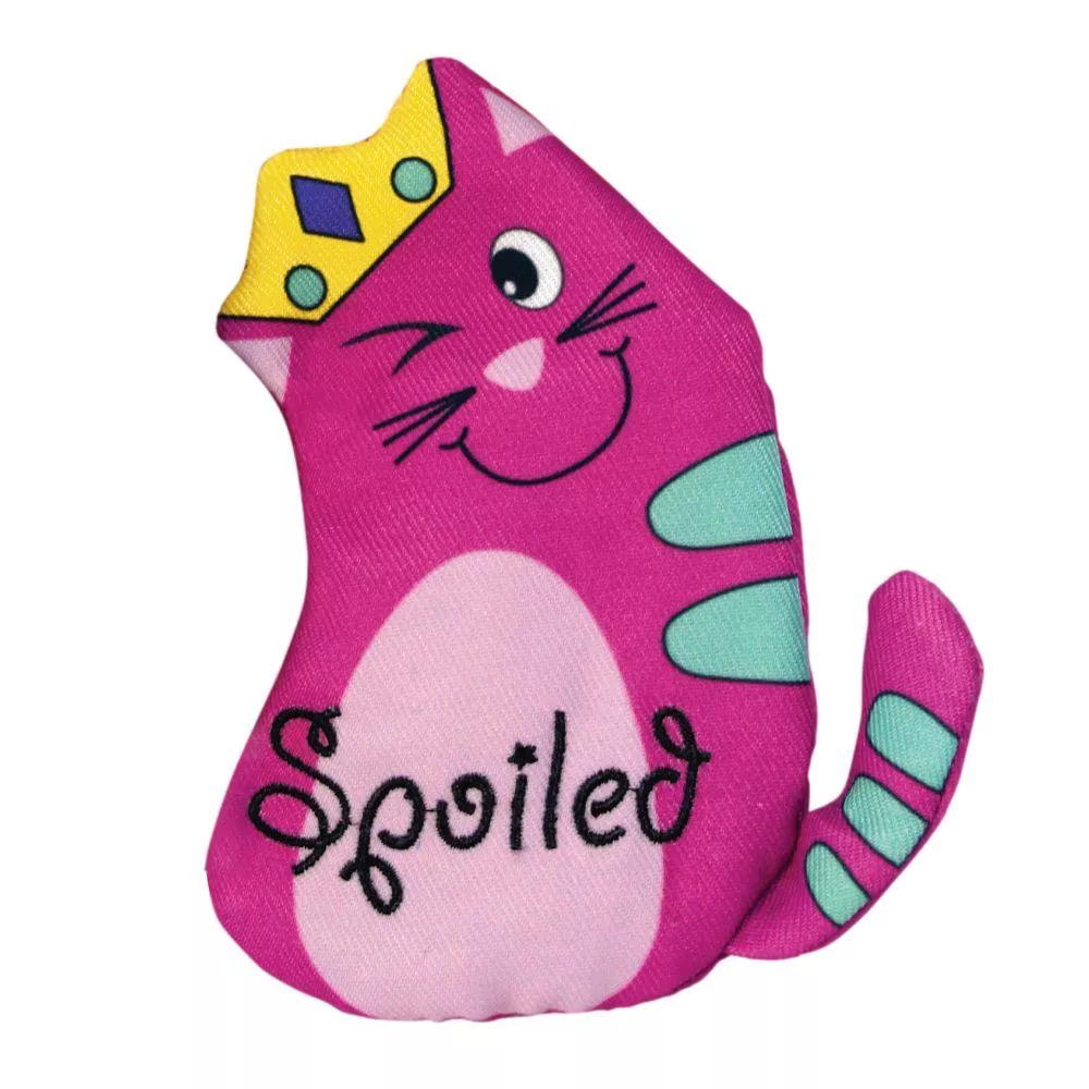 Kong Cat Toy Refillable Catnip Toy Purrsonality Spoiled