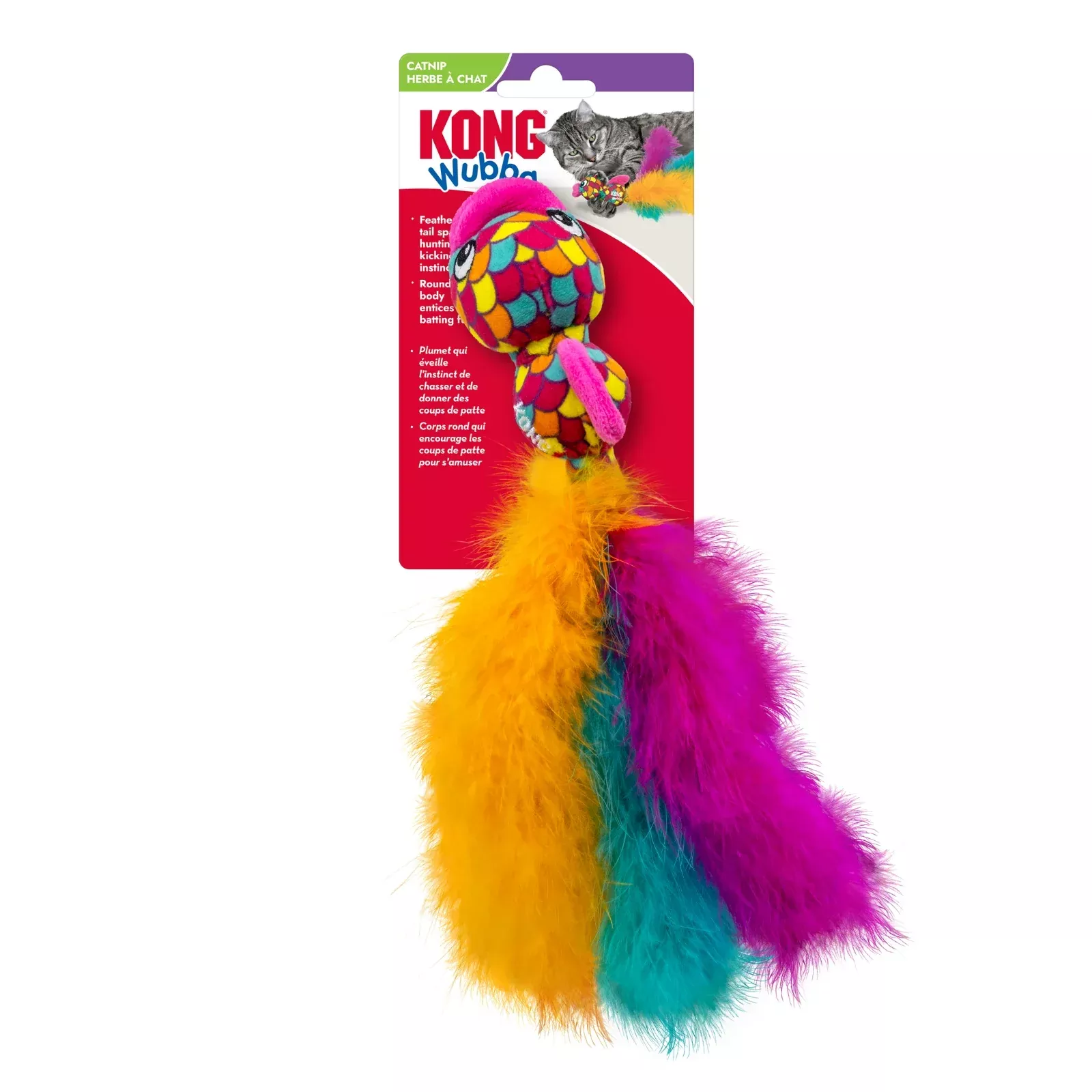 Kong Cat Wubba Fish Catnip Toy