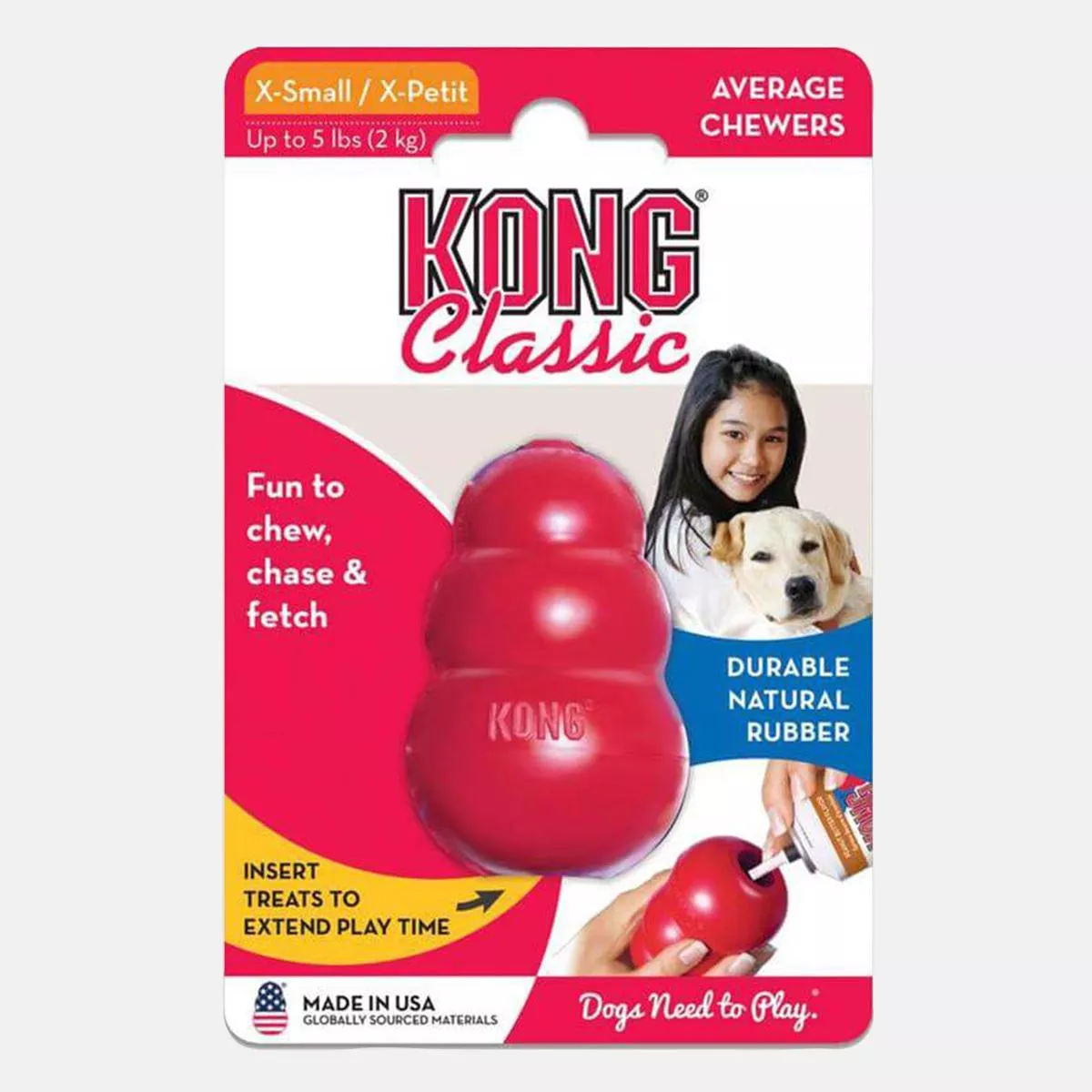 KONG Classic Toy – Red