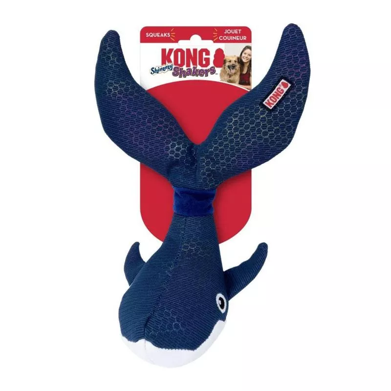 KONG Dog Toy – Shakers Shimmy Whale (1 Size)