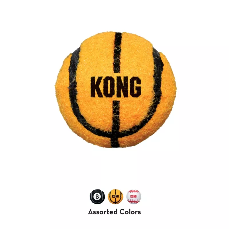 Kong Dog Toy Sport Balls 2Pk Large Assorted