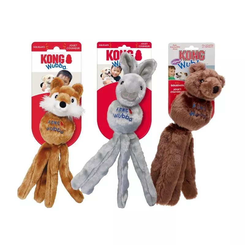 KONG Dog Toy – Wubba Friends Assorted (3 Sizes)