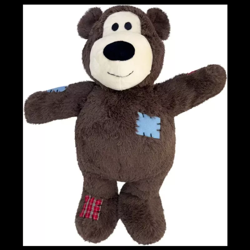 Kong Dog Wild Knots Bear Jumbo Tough Squeaky Plush Dog Toy X-Large