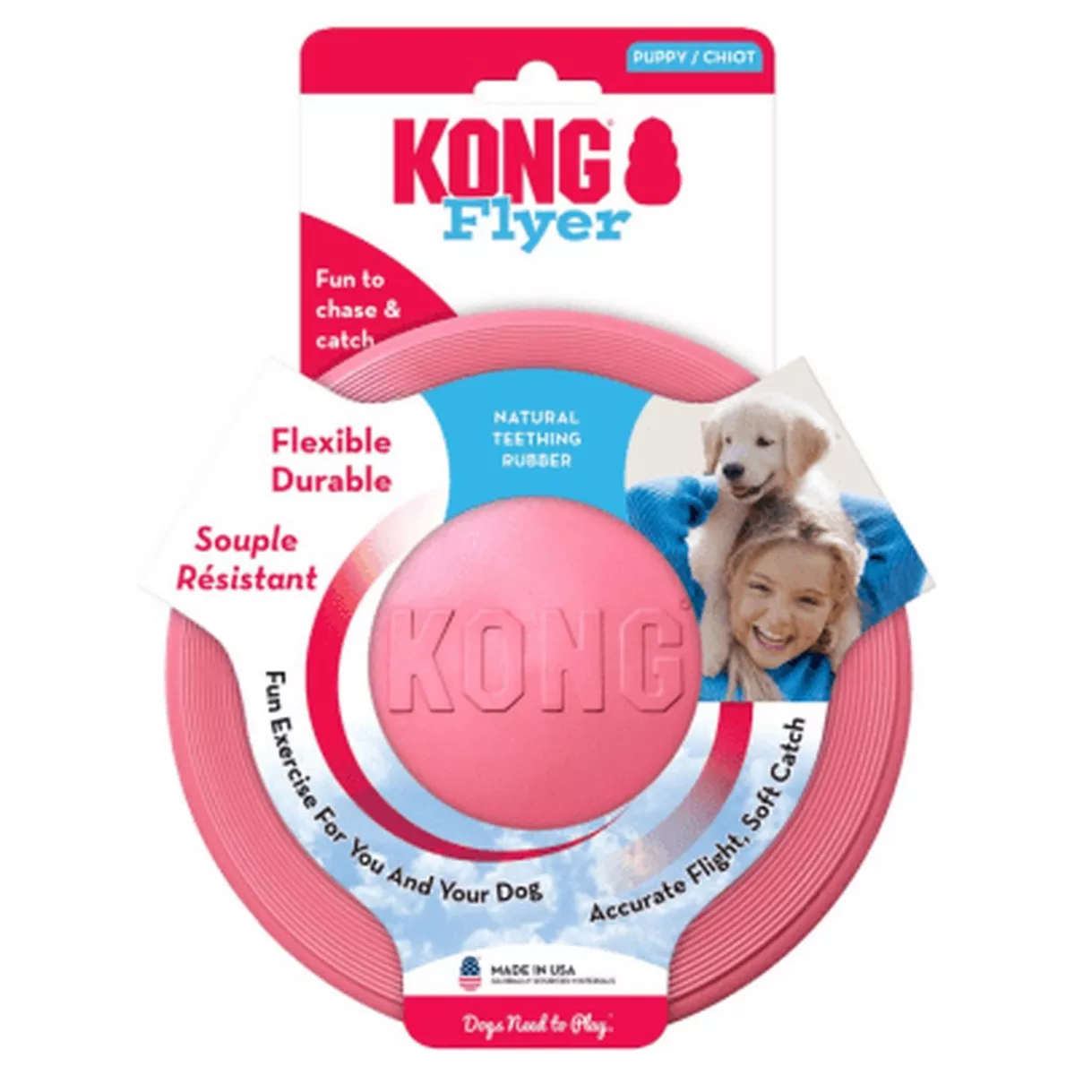 Kong Flyer Puppy Toy