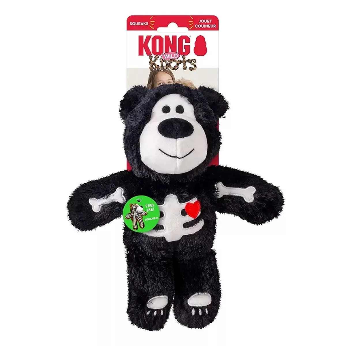 KONG Halloween Wild Knots Skeleton Bear