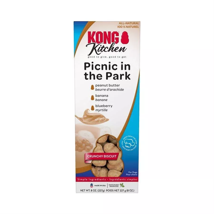 Kong Kitchen Crunchy Biscuit Picnic In The Park Dog Treats