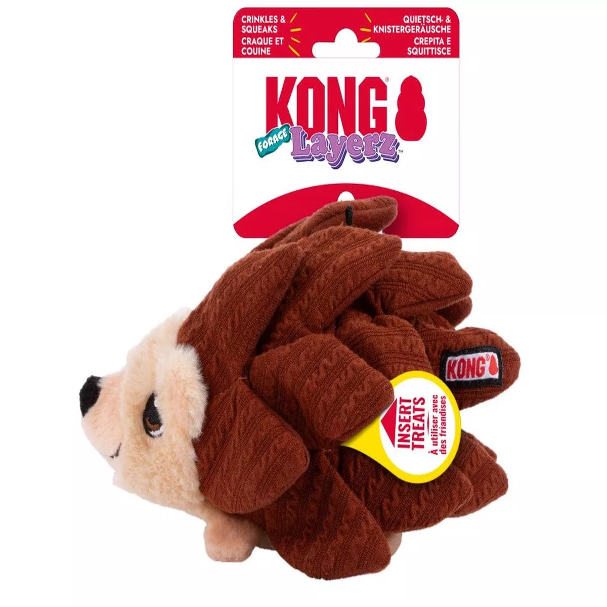 KONG, Layerz Forage Hedgehog - Medium