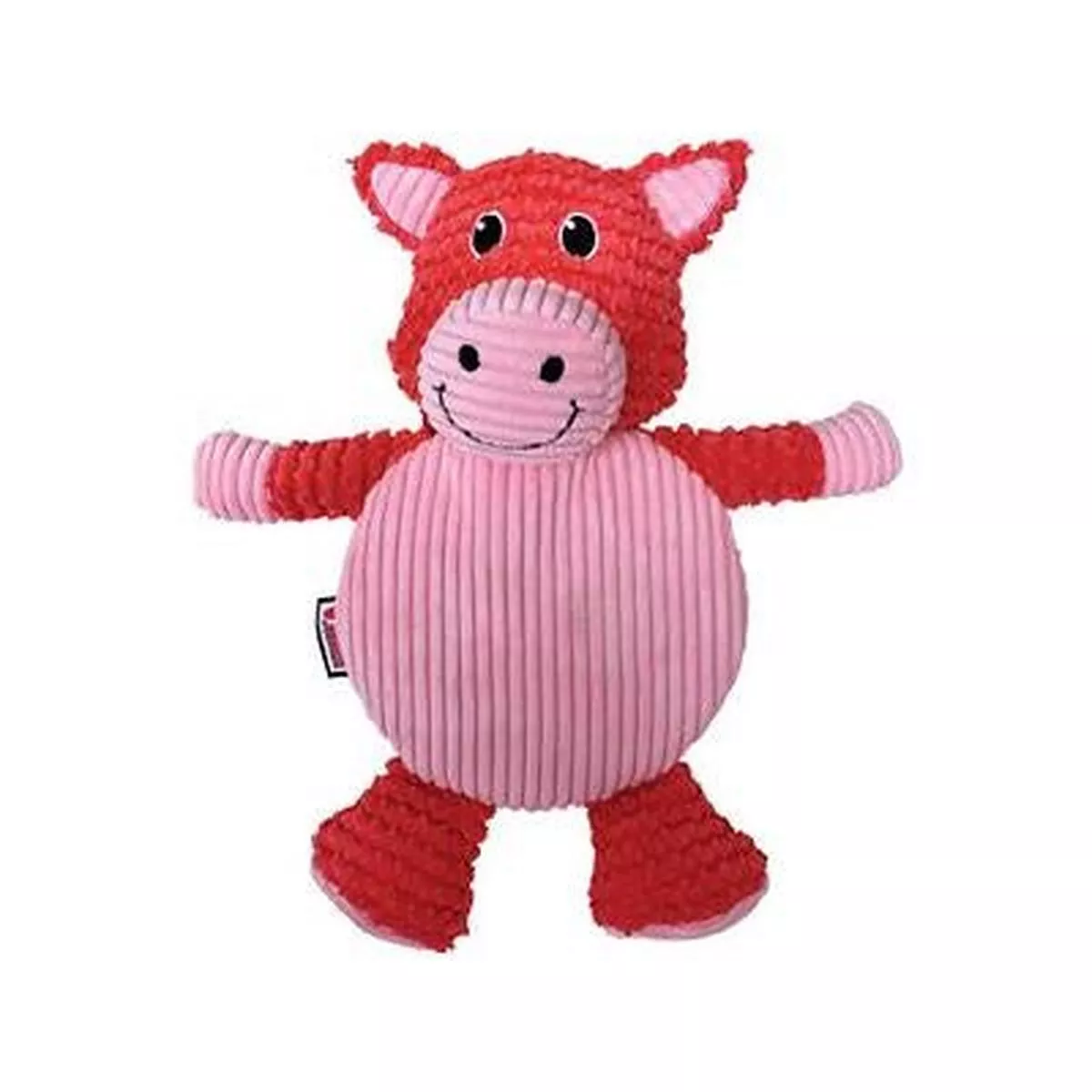 KONG Low Stuff Crackle Tummiez Pig Dog Toy – Large