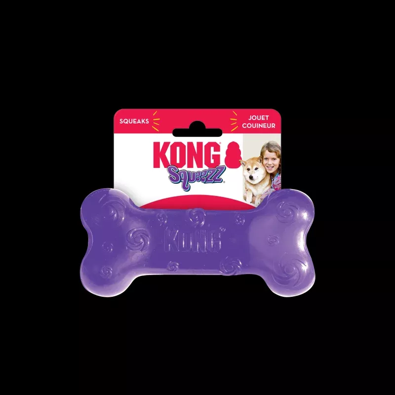 KONG, Squeezz Flex Bone - Medium