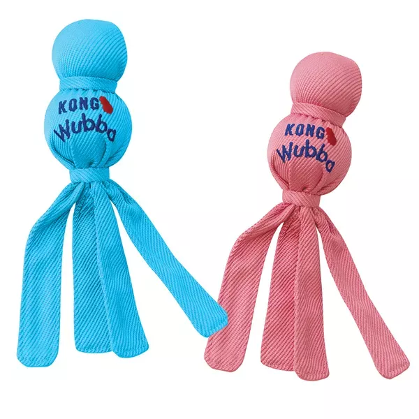 Kong Wubba Puppy Small (Pink/Blue)