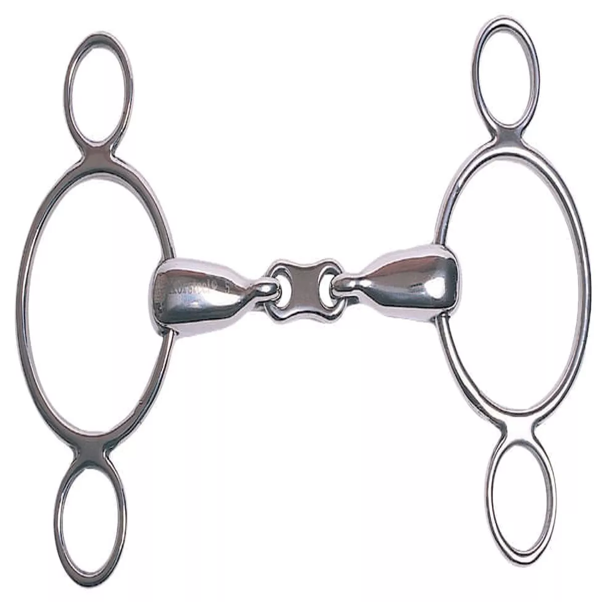 Korsteel French Link 2 Ring Dutch Gag Bit