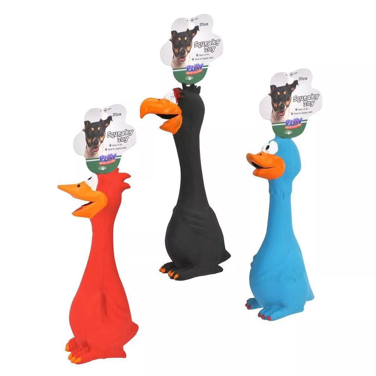 Latex Dog Toy 3 Assorted | 20cm