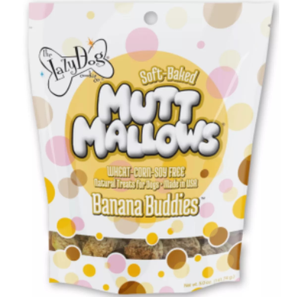 Lazy Dog Banana Mutt Mallows Soft Baked Dog Treats