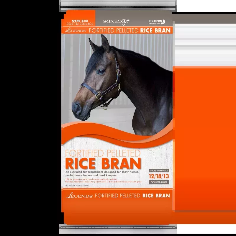 Legends Fortified Pelleted Rice Bran