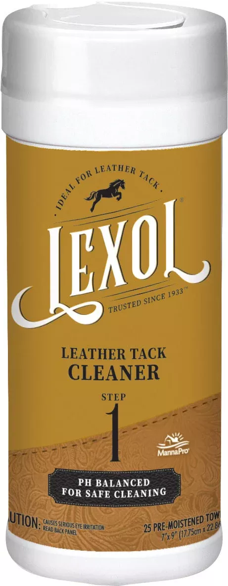 Lexol Leather Tack Cleaner Step 1 Wipes