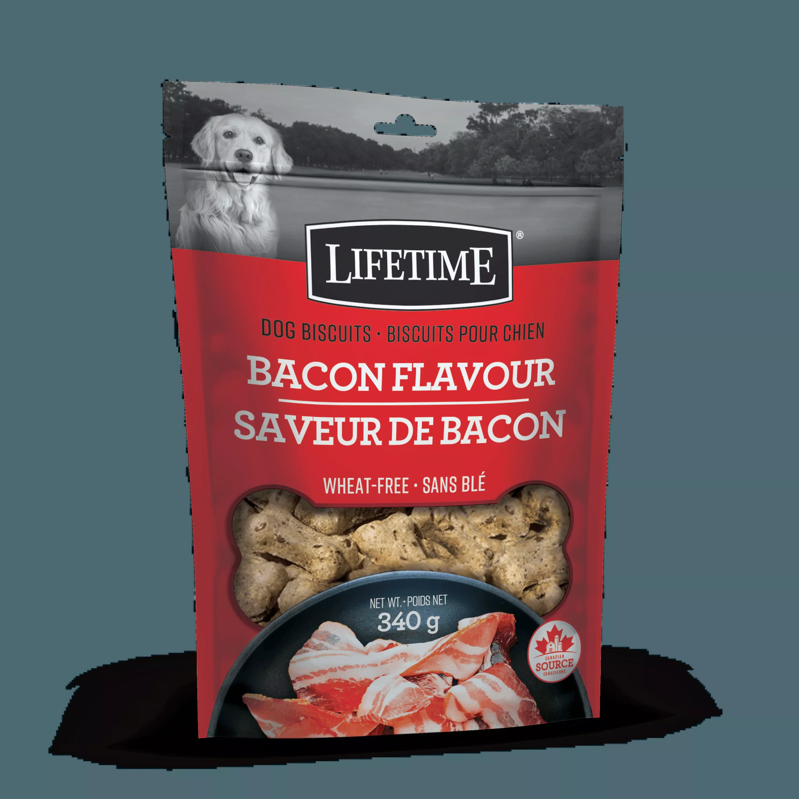 Lifetime Bacon Flavour Dog Biscuits