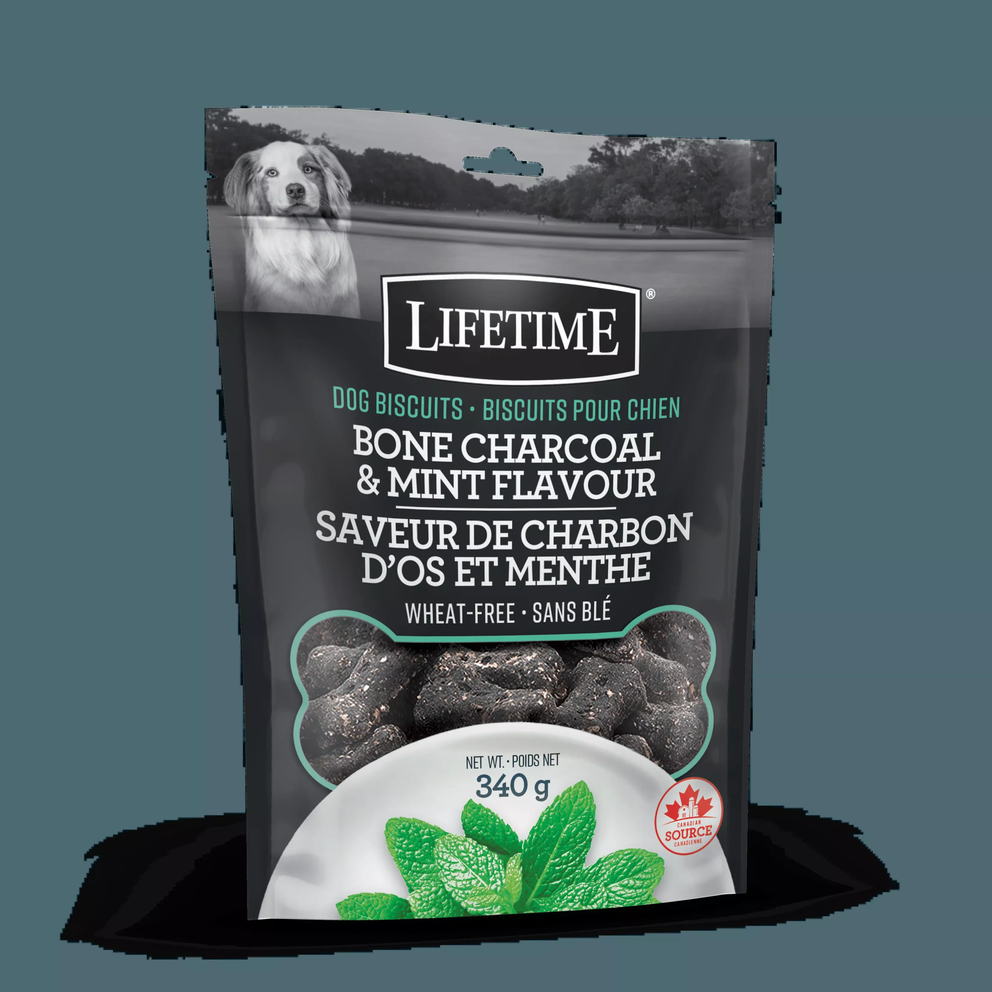 Lifetime Charcoal & Mint Flavour Dog Biscuits