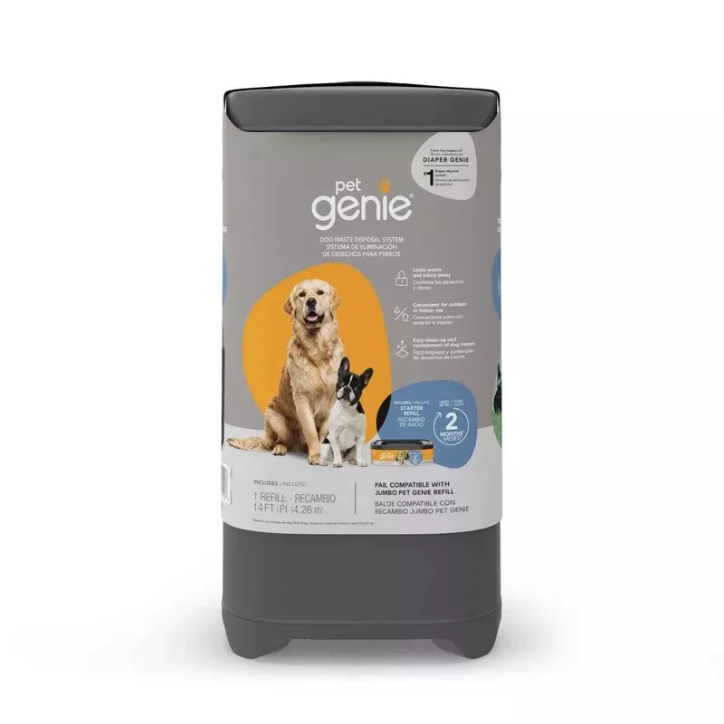 Litter Genie Pet Genie Pail System Grey – Transform Your Backyard into a Wildlife Oasis for All Creatures
