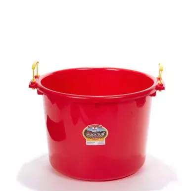 Little Giant High-Density Muck Tub – 70 qt – Red
