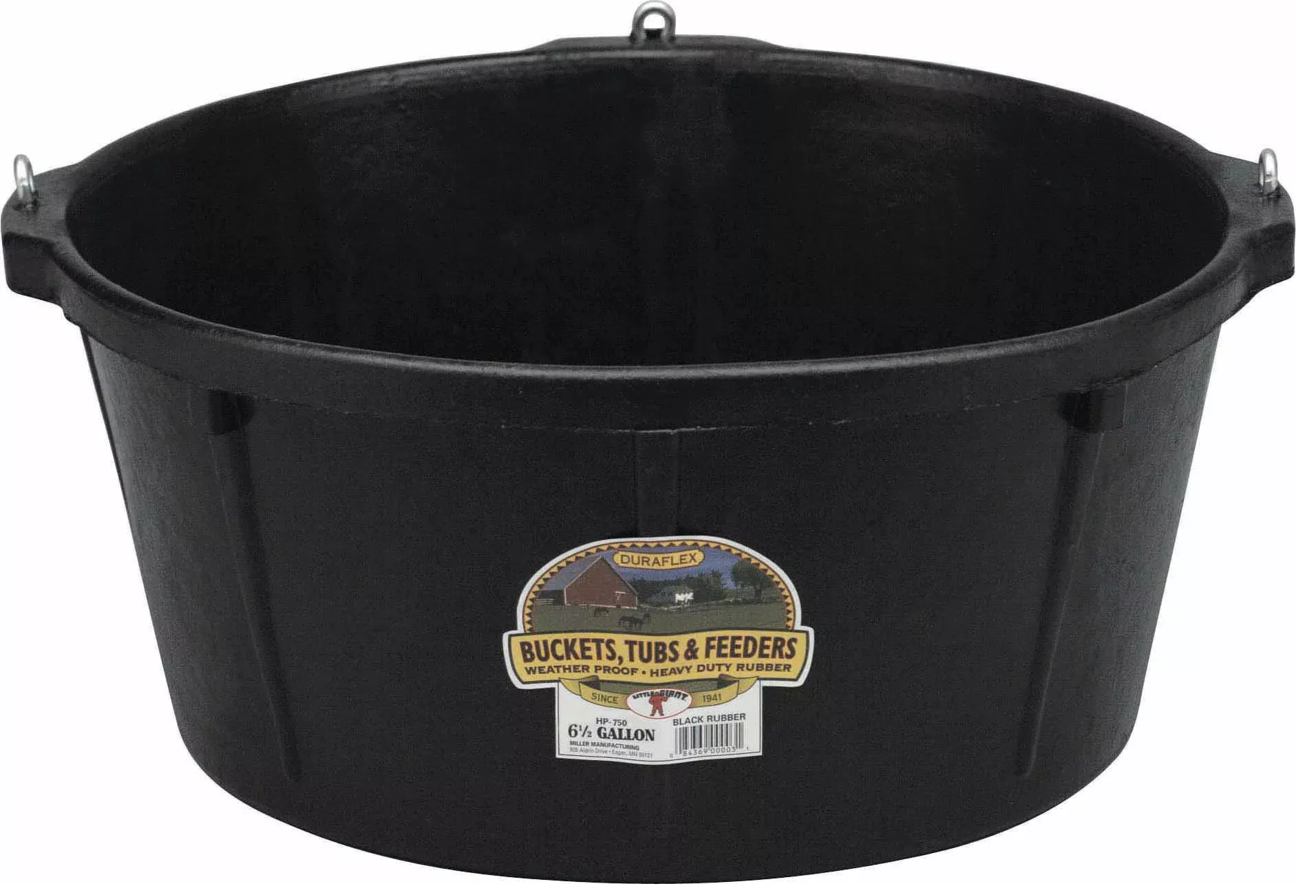 Little Giant Rubber Feeder Tub W/Hooks