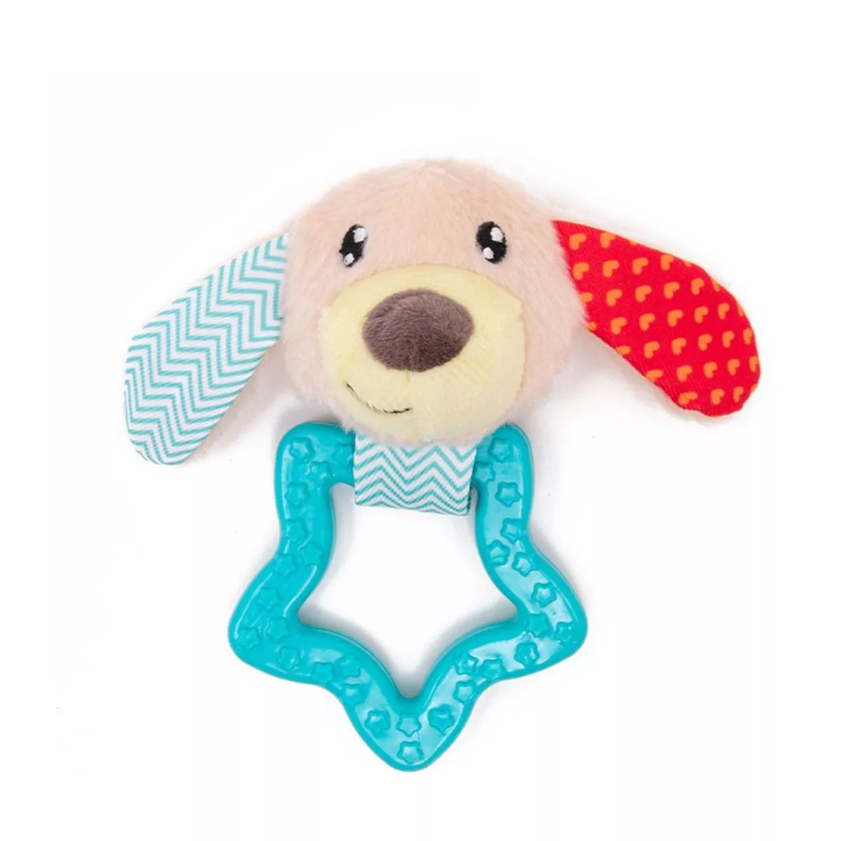 Little Lively Dog Face TPR Star Toy 15cm – Soft Rubber Toy