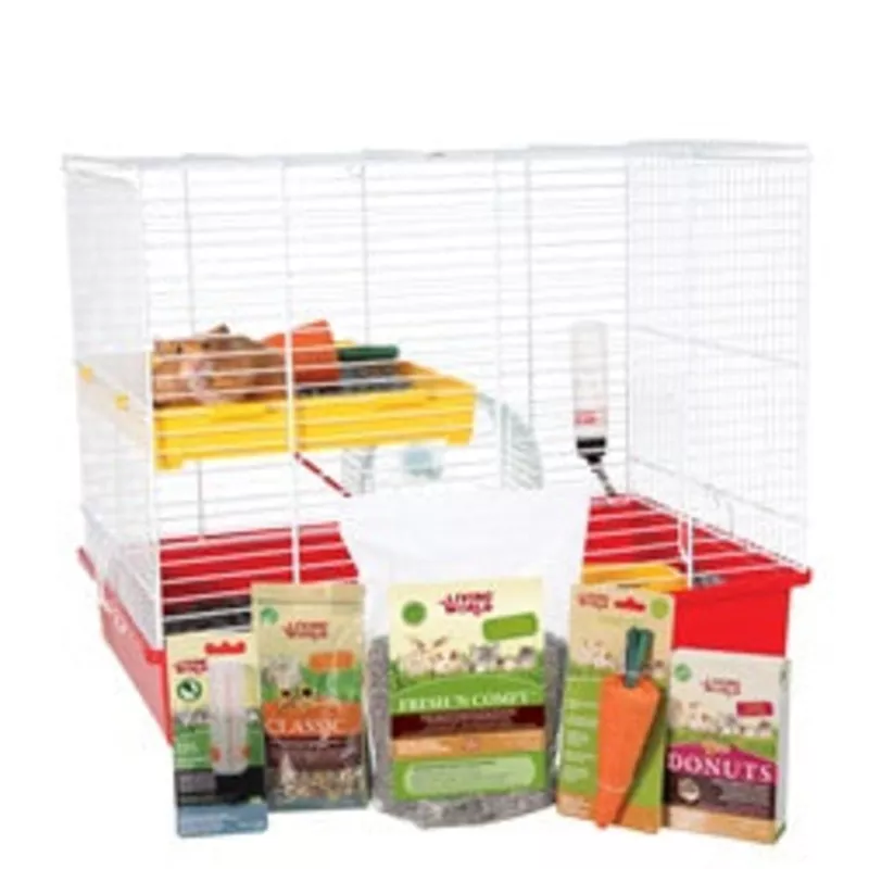 Living World Deluxe Hamster Starter Kit – w/ cage