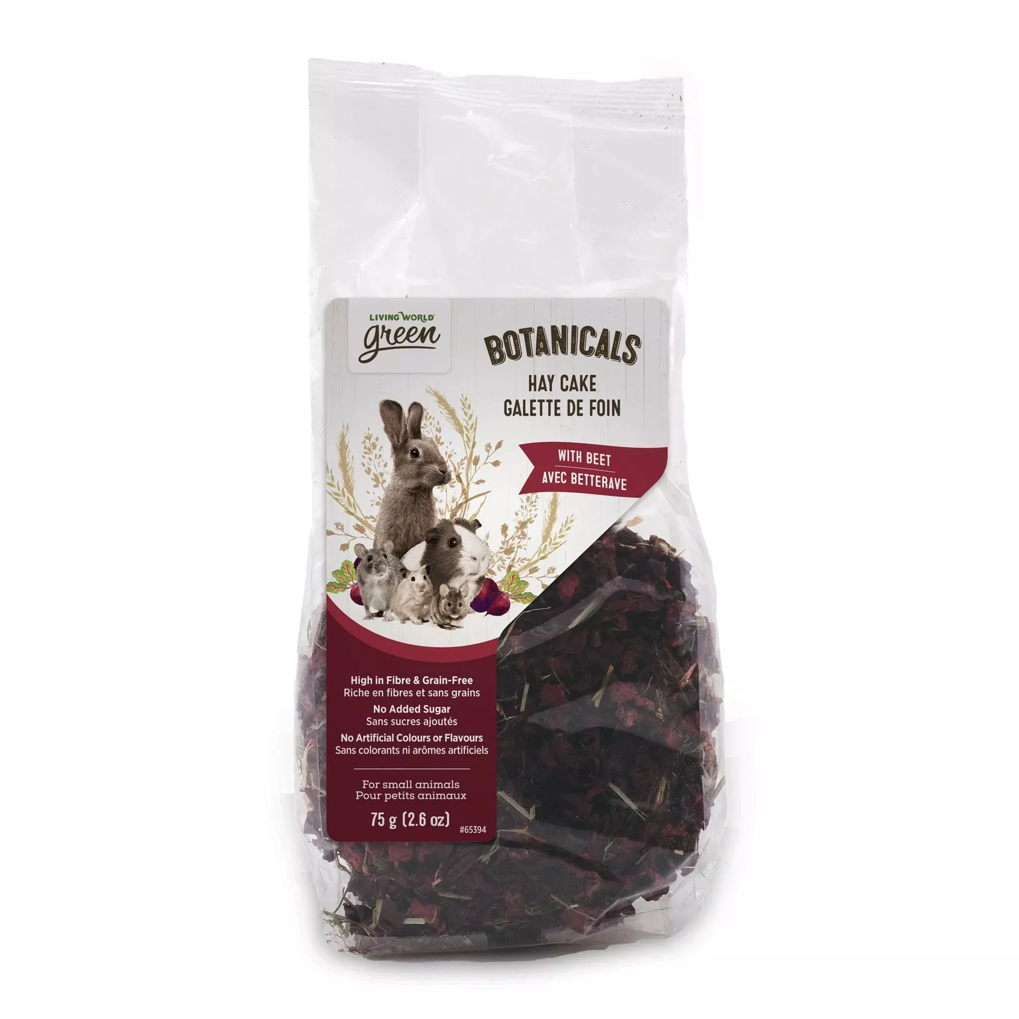 Living World Green Botanicals Hay Cake Beet