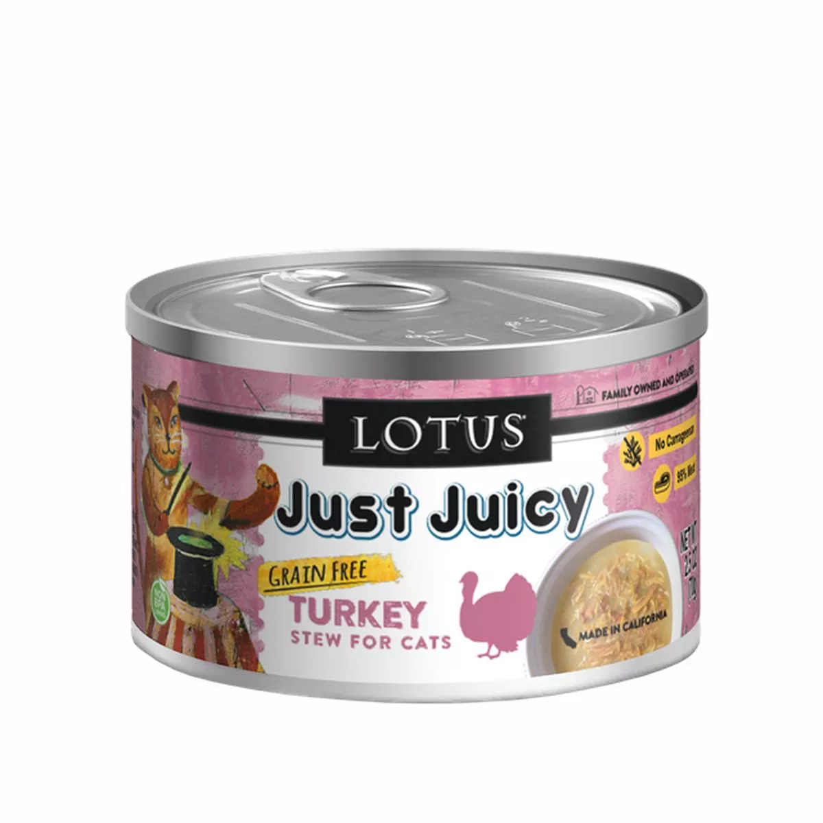 Lotus Just Juicy Stew Turkey Recipe for Cats