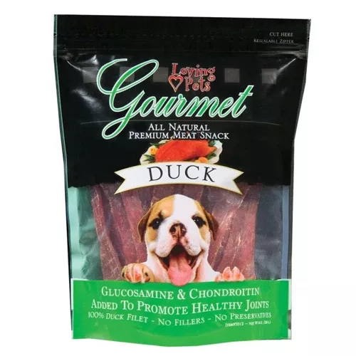 Loving Pets, Loving Pets Gourmet Duck Filet Strips Dog Treats, 1 Each/6 Oz