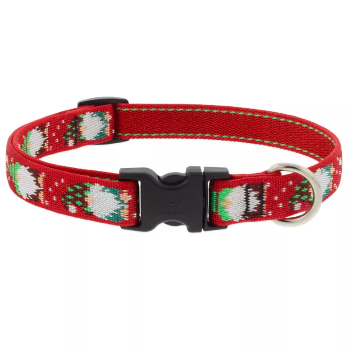 Lupine Adjustable Dog Collar 3/4″ Wide x 9″-14″ Neck Size Gnomes