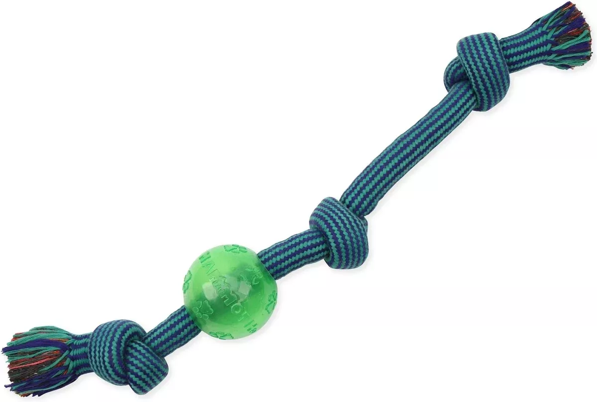 Mammoth Pet Products - Braided 3 Knot Tug with Ball Large